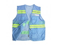 VN- Áo phản quang Chi lê  (Màu Xanh nhạt)